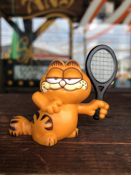 画像1: 80s Vintage Garfield PVC Figure (A542)   (1)