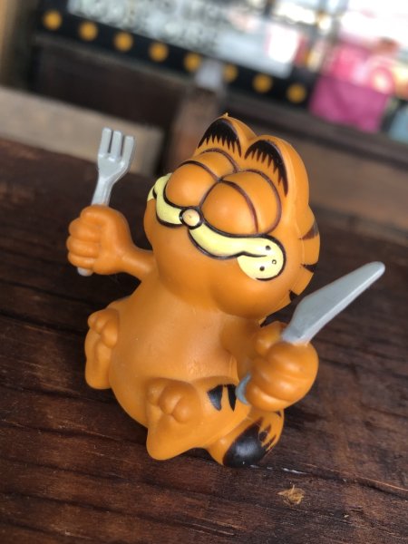 画像4: 80s Vintage Garfield PVC Figure (A549)   (4)