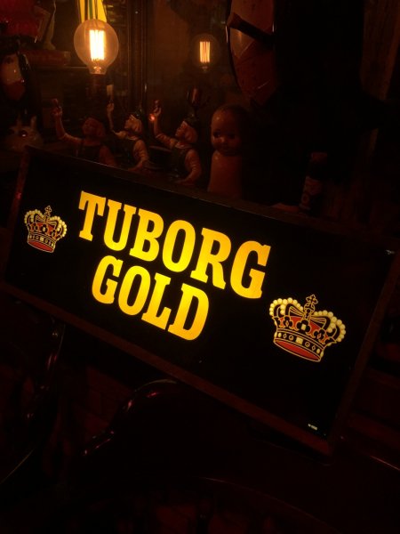 画像21: Vintage Advertising TUBORG GOLD Beer Lighted Store Display Sign (A564)  (21)