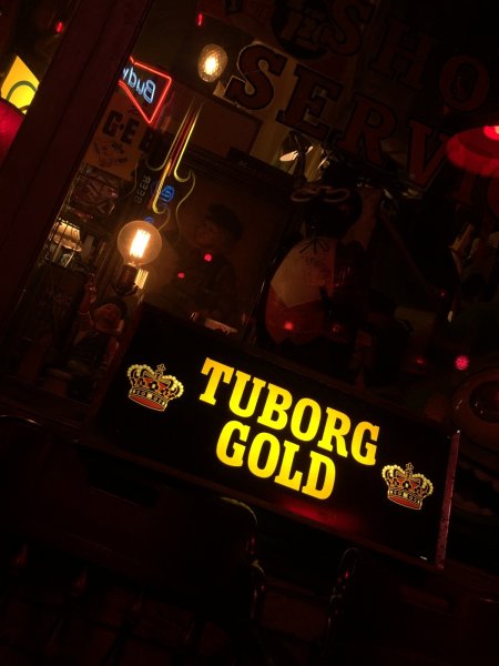 画像1: Vintage Advertising TUBORG GOLD Beer Lighted Store Display Sign (A564)  (1)