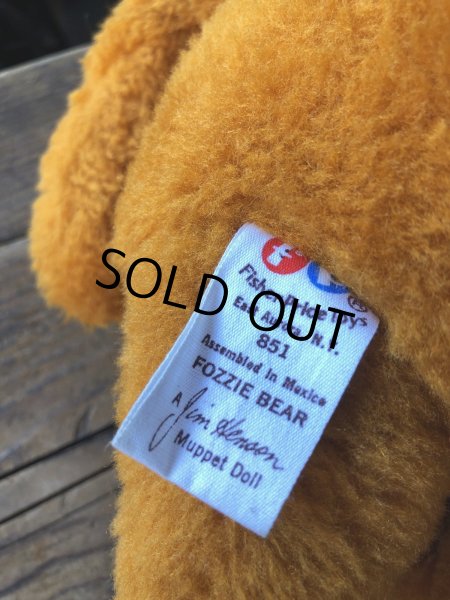 画像9: 70s Vintage Fisher Price The Muppet Show Fozzie Bear Plush Doll (A569) (9)