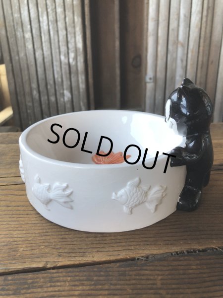 画像2: 90s Vintage Felix The Cat Ceramic Bowl (A569) (2)