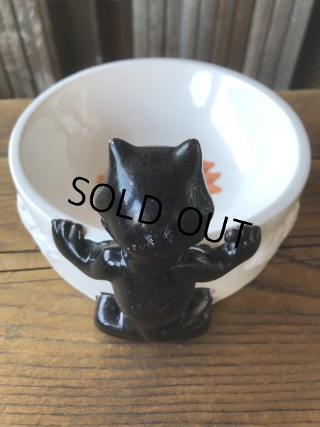画像3: 90s Vintage Felix The Cat Ceramic Bowl (A569) (3)