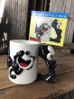 画像1: 90s Vintage Felix The Cat Ceramic 3D Mug Cup w/box (A568) (1)