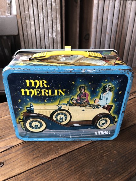 画像3: 80s Vintage Lunch Box Mr. Merlin (A576) (3)