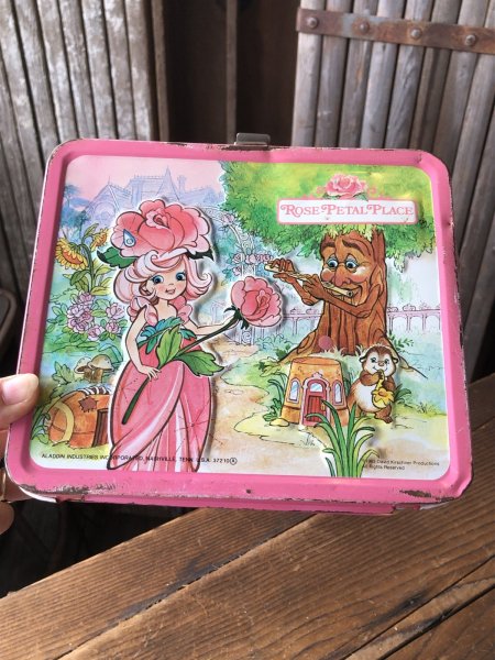 画像15: 80s Vintage Lunch Box Rose Petal Place (A571) (15)