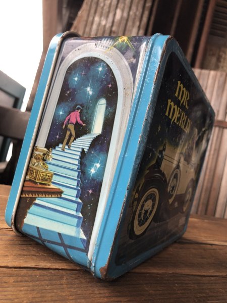 画像2: 80s Vintage Lunch Box Mr. Merlin (A576) (2)