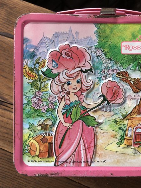 画像10: 80s Vintage Lunch Box Rose Petal Place (A571) (10)
