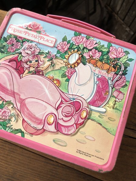 画像12: 80s Vintage Lunch Box Rose Petal Place (A571) (12)