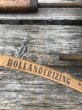 画像8: Vintage USA Advertising Wood Hanger HOLLANDERIZING CLEANS (A596) (8)