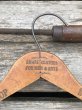 画像3: Vintage USA Advertising Wood Hanger B&B CLOTHES SHOP (A580) (3)