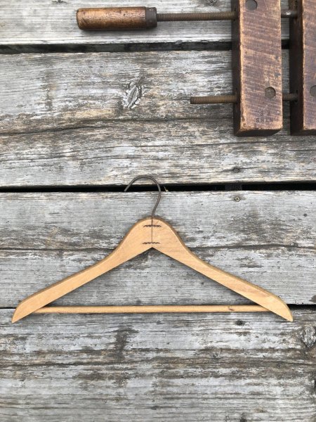 画像6: Vintage USA Advertising Wood Hanger SILVA & MARTIN (A585) (6)