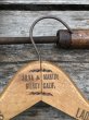 画像2: Vintage USA Advertising Wood Hanger SILVA & MARTIN (A585) (2)