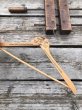 画像1: Vintage USA Advertising Wood Hanger FOREMAN & CLARK (A591) (1)