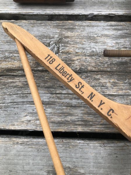 画像4: Vintage USA Advertising Wood Hanger Phil Schwartz (A583) (4)