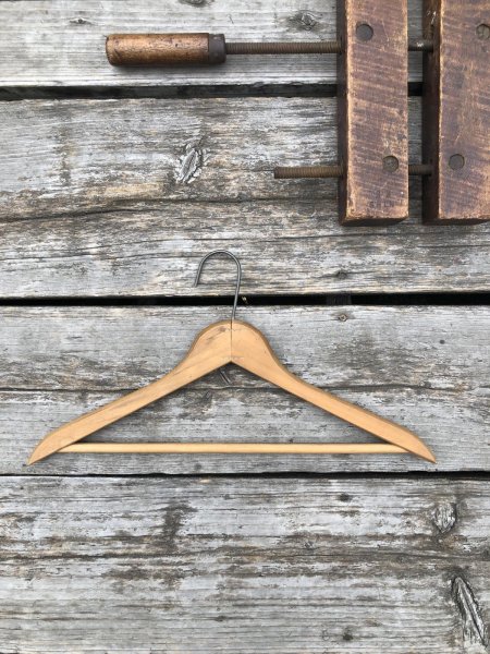 画像6: Vintage USA Advertising Wood Hanger HAMBURGER & SON (A582) (6)
