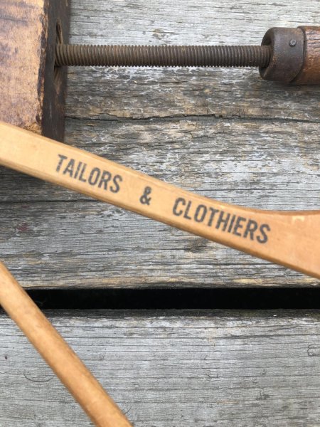 画像4: Vintage USA Advertising Wood Hanger IS.KOWALSKI Inc. (A589) (4)