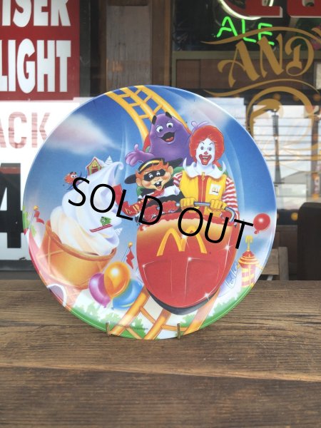 画像1: Vintage McDonalds Plastic Plate 1993 (A603) (1)
