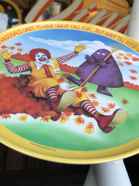 画像2: Vintage McDonalds Plastic Plate 1977 (A604) (2)