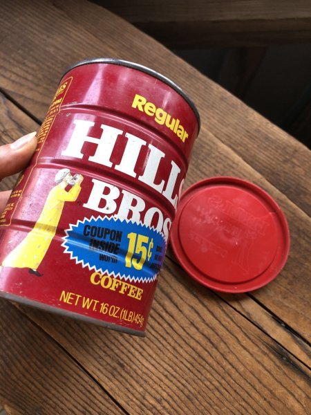 画像1: Vintage Coffee Tin HILLS BROS (A620) (1)