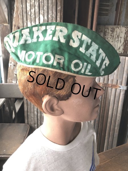 画像3: Vintage QUAKER STATE Service Station Attendant Cap (A624) (3)