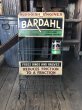 画像2: RARE! 40s Vintage BARDAHL Motor Oil Additive Can Store Display Rack HTF!! (A628)  (2)