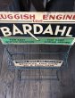 画像18: RARE! 40s Vintage BARDAHL Motor Oil Additive Can Store Display Rack HTF!! (A628)  (18)