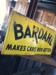 画像2: RARE! 50s Vintage Bardahl Motor Oil Makes Cars Run Better Store Display Sign HTF!!! (A629)  (2)