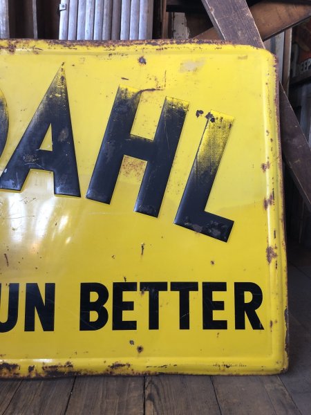 画像8: RARE! 50s Vintage Bardahl Motor Oil Makes Cars Run Better Store Display Sign HTF!!! (A629)  (8)
