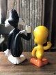画像3: 70s Vintage R.Dakin Tweety and Sylvester PVC Figure Set (A632) (3)
