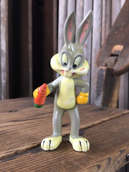 画像1: 70s Vintage R.Dakin Bugs Bunny PVC Figure 14cm (A639) (1)