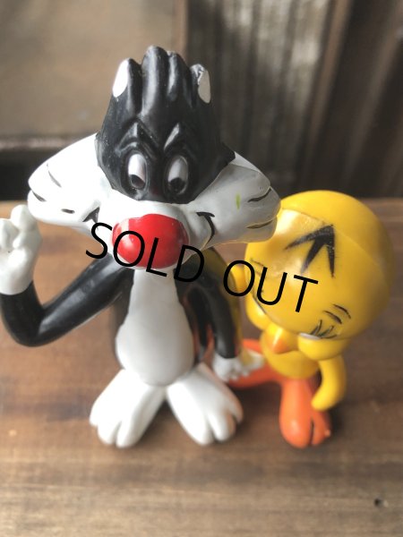 画像5: 70s Vintage R.Dakin Tweety and Sylvester PVC Figure Set (A632) (5)