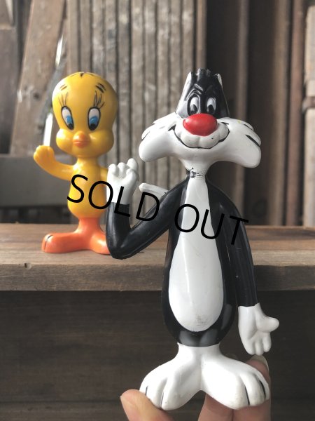 画像8: 70s Vintage R.Dakin Tweety and Sylvester PVC Figure Set (A632) (8)
