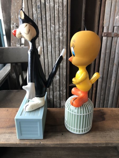 画像4: 60s〜 Vintage R.Dakin Tweety and Sylvester Figure Set w/Bank (A634) (4)
