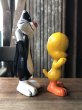 画像2: 70s Vintage R.Dakin Tweety and Sylvester PVC Figure Set (A632) (2)