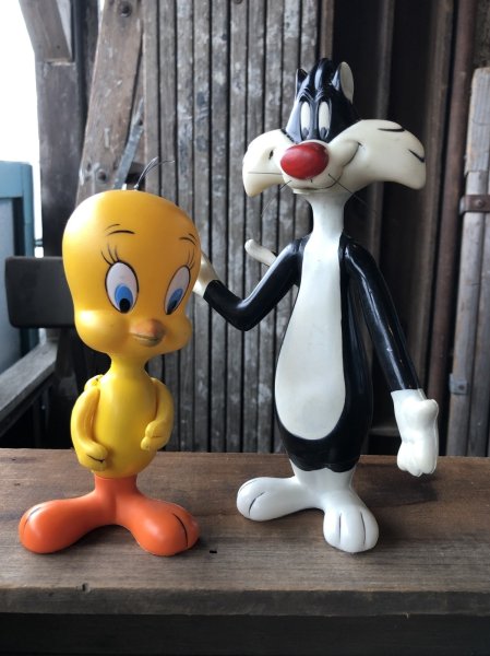 画像1: 60s〜 Vintage R.Dakin Tweety and Sylvester Figure Set (A633) (1)
