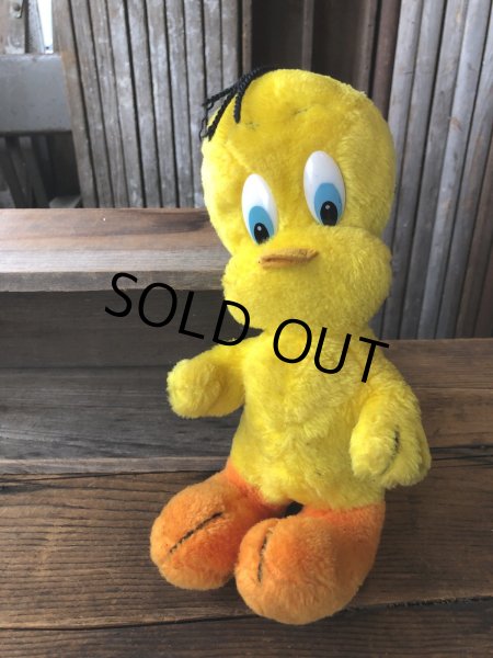 画像1: 70s Vintage Tweety Plush Doll 26cm (A636)  (1)