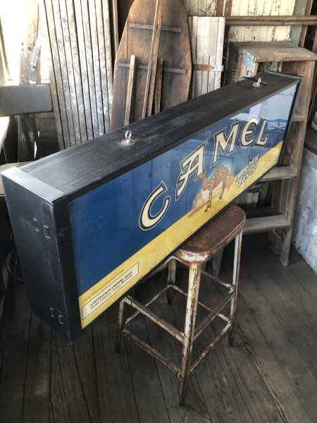 画像6: 90s Advertising Camel Cigarette Tobacco Double Sided Store Display Lighted Sign (A645) (6)