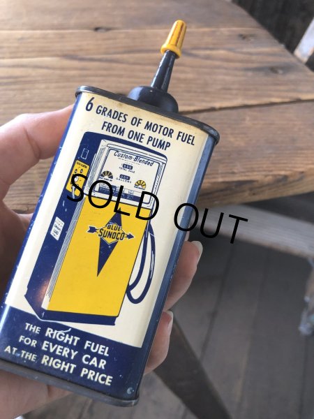 画像6: Vintage Oil Can SUNOCO Household Oil (A654) (6)