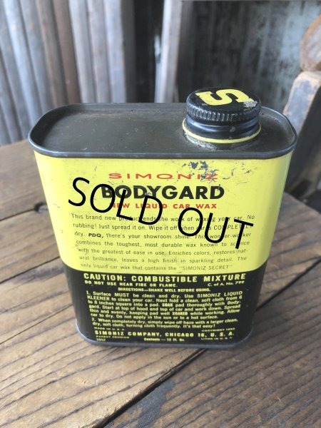 画像3: Vintage Wax Can SIMONIZ BODYGARD (A648) (3)