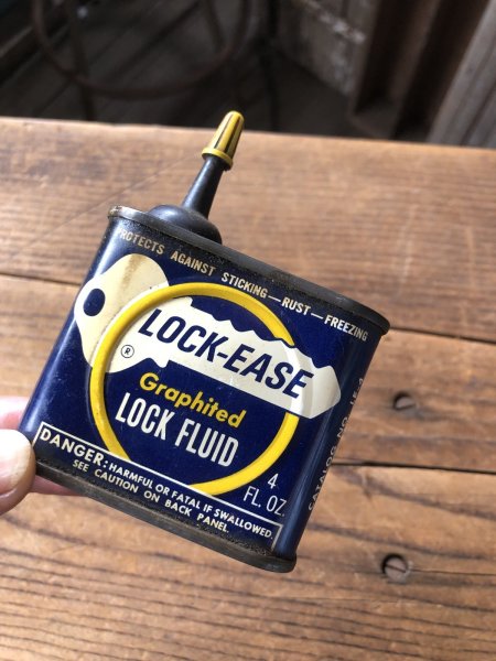 画像6: Vintage Oil Can LOCK-EASE Graphited Lock Fluid (A653) (6)