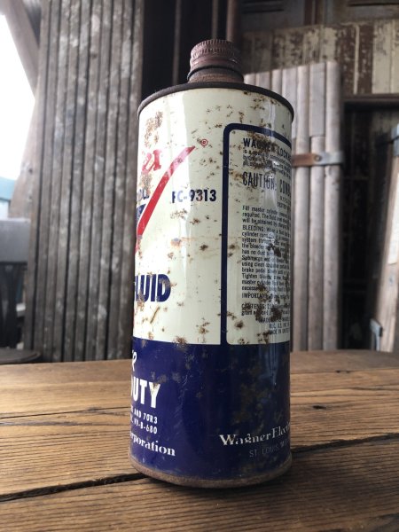 画像2: Vintage Oil Can Wagner Lockhead Brake Fluid 21-B (A659) (2)