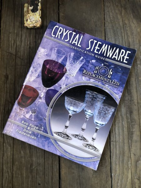 画像1: Vintage Crystal Stemware Identification Guide by Bob Page & Dale Frederiksen Collector Book (A669) (1)
