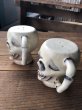 画像8: Vintage Skull Ceramic Salt/Pepper Mugs Japan (A676) (8)