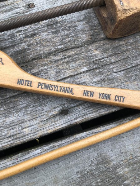 画像4: Vintage USA Advertising Wood Hanger HOTEL STAR (A692) (4)