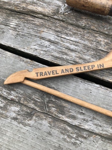 画像2: Vintage USA Advertising Wood Hanger PULLMAN (A683) (2)