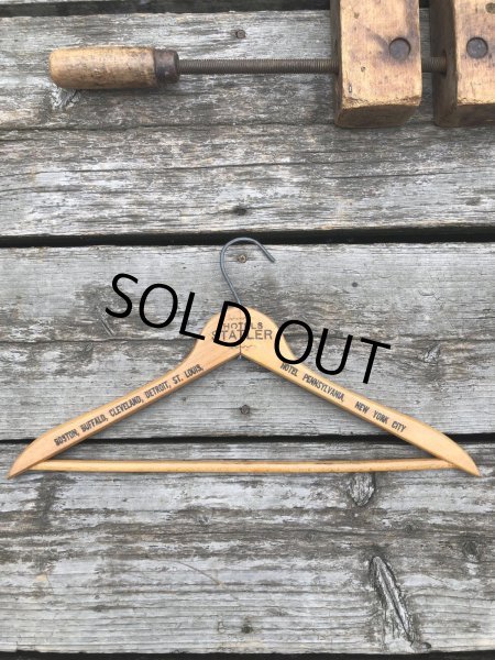 画像5: Vintage USA Advertising Wood Hanger HOTEL STAR (A692) (5)