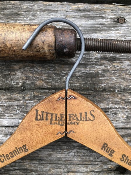 画像3: Vintage USA Advertising Wood Hanger LITTLE FALLS (A684) (3)
