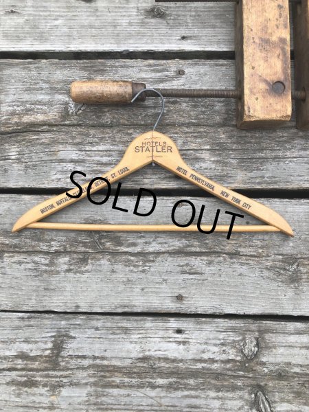 画像1: Vintage USA Advertising Wood Hanger HOTEL STAR (A692) (1)