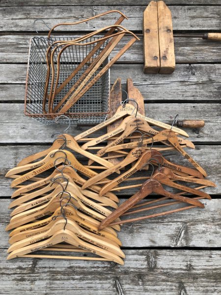 画像7: Vintage USA Advertising Wood Hanger Mrs.G.O.Keller,Inc (A680) (7)